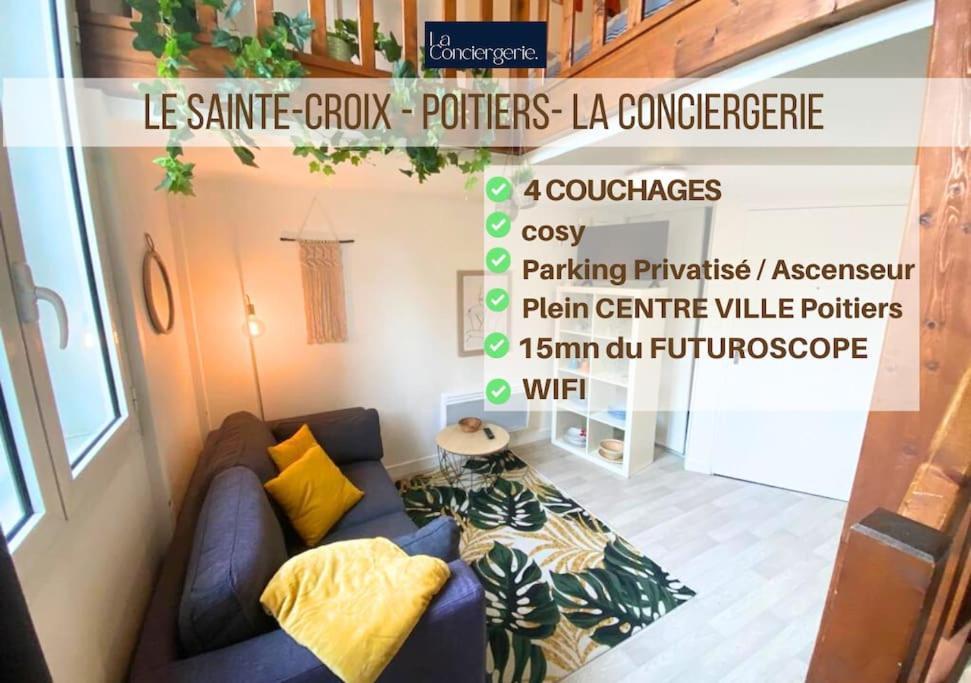 Apartamento Le Sainte-Croix - Poitiers Centre - La Conciergerie. Exterior foto